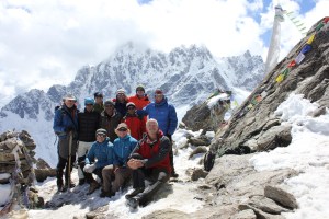 Our team at the top.