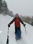 Snowshoe trekking in the French Pyrenees